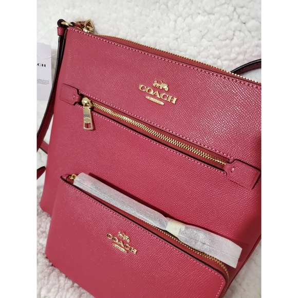 COACH Women's Rowan File Bag & Large Corner Zip Wristlet Set - Picture 3 of 15